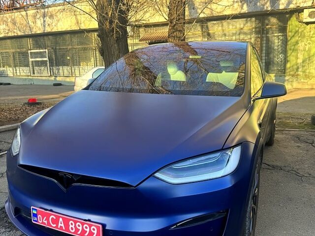 Синій Тесла Модель Х, об'ємом двигуна 0 л та пробігом 19 тис. км за 66000 $, фото 1 на Automoto.ua