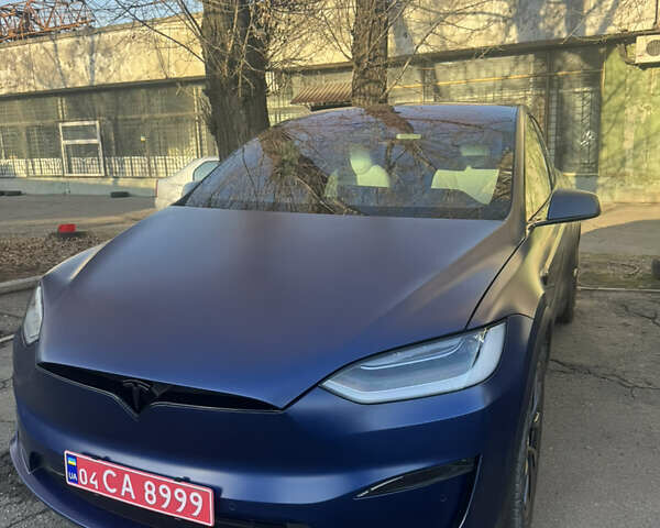 Синій Тесла Модель Х, об'ємом двигуна 0 л та пробігом 21 тис. км за 61500 $, фото 1 на Automoto.ua