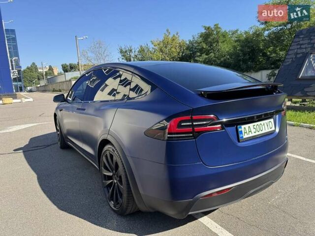 Синий Тесла Модель Х, объемом двигателя 0 л и пробегом 23 тыс. км за 57000 $, фото 1 на Automoto.ua