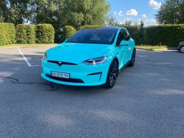 Зеленый Тесла Модель Х, объемом двигателя 0 л и пробегом 21 тыс. км за 60000 $, фото 1 на Automoto.ua