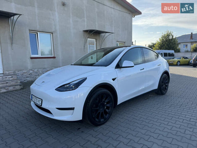 Белый Тесла Model Y, объемом двигателя 0 л и пробегом 110 тыс. км за 21500 $, фото 1 на Automoto.ua