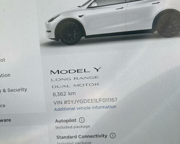 Белый Тесла Model Y, объемом двигателя 0 л и пробегом 22 тыс. км за 53000 $, фото 1 на Automoto.ua