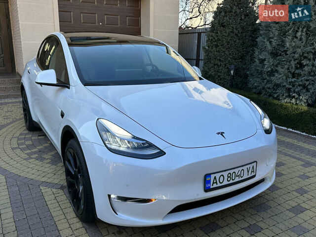 Белый Тесла Model Y, объемом двигателя 0 л и пробегом 20 тыс. км за 27300 $, фото 1 на Automoto.ua