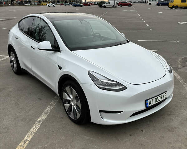 Білий Тесла Model Y, об'ємом двигуна 0 л та пробігом 70 тис. км за 28000 $, фото 1 на Automoto.ua