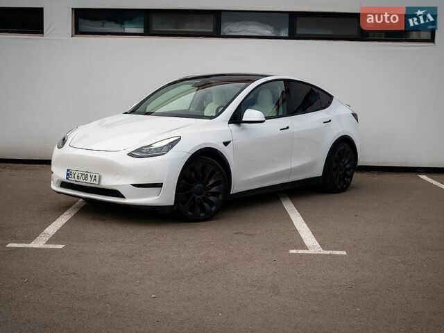 Белый Тесла Model Y, объемом двигателя 0 л и пробегом 73 тыс. км за 19999 $, фото 1 на Automoto.ua