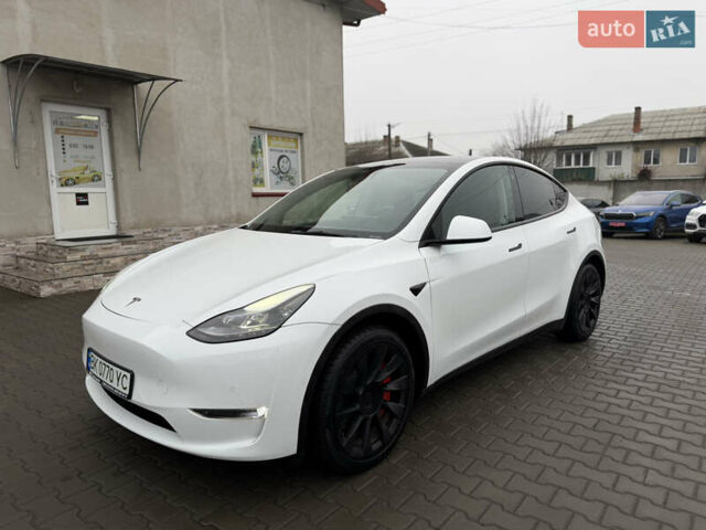 Білий Тесла Model Y, об'ємом двигуна 0 л та пробігом 113 тис. км за 19200 $, фото 1 на Automoto.ua