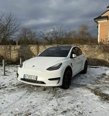 Білий Тесла Model Y, об'ємом двигуна 0 л та пробігом 120 тис. км за 22400 $, фото 1 на Automoto.ua