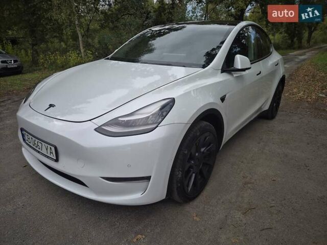 Белый Тесла Model Y, объемом двигателя 0 л и пробегом 104 тыс. км за 23500 $, фото 1 на Automoto.ua