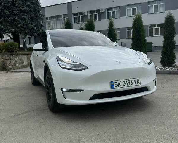Белый Тесла Model Y, объемом двигателя 0 л и пробегом 128 тыс. км за 24999 $, фото 1 на Automoto.ua