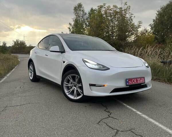Белый Тесла Model Y, объемом двигателя 0 л и пробегом 87 тыс. км за 25100 $, фото 1 на Automoto.ua