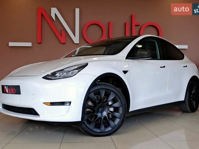 Белый Тесла Model Y, объемом двигателя 0 л и пробегом 19 тыс. км за 28900 $, фото 1 на Automoto.ua