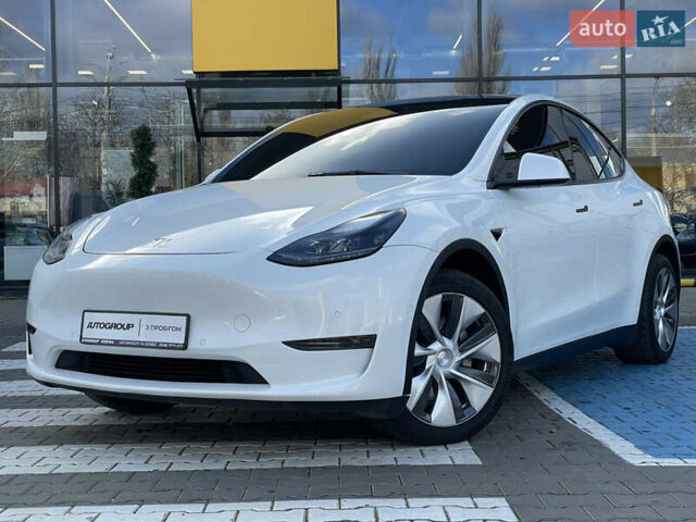 Белый Тесла Model Y, объемом двигателя 0 л и пробегом 78 тыс. км за 22900 $, фото 1 на Automoto.ua