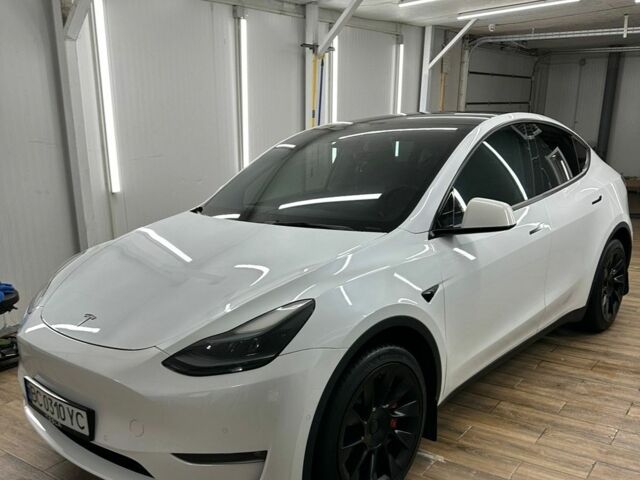 Білий Тесла Model Y, об'ємом двигуна 0 л та пробігом 104 тис. км за 23000 $, фото 1 на Automoto.ua