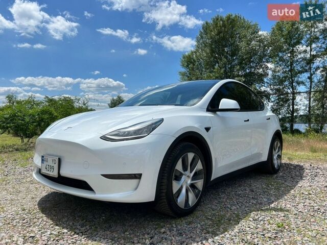 Білий Тесла Model Y, об'ємом двигуна 0 л та пробігом 123 тис. км за 24900 $, фото 1 на Automoto.ua