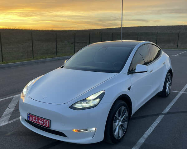 Белый Тесла Model Y, объемом двигателя 0 л и пробегом 76 тыс. км за 29950 $, фото 1 на Automoto.ua