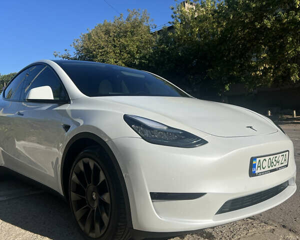 Белый Тесла Model Y, объемом двигателя 0 л и пробегом 40 тыс. км за 29900 $, фото 1 на Automoto.ua