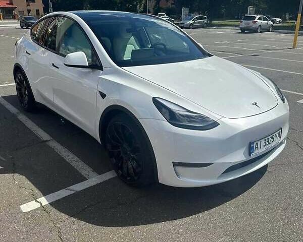 Білий Тесла Model Y, об'ємом двигуна 0 л та пробігом 39 тис. км за 21000 $, фото 1 на Automoto.ua