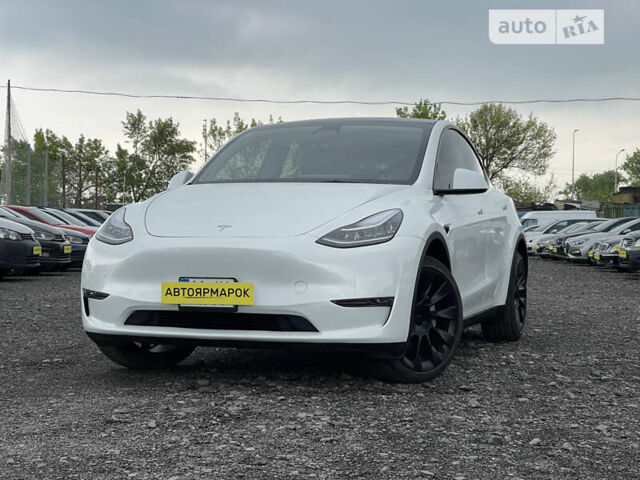 Белый Тесла Model Y, объемом двигателя 0 л и пробегом 16 тыс. км за 36990 $, фото 1 на Automoto.ua