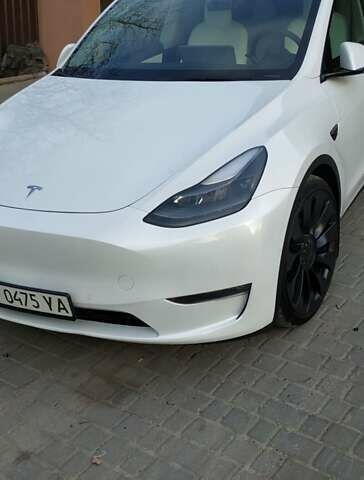 Білий Тесла Model Y, об'ємом двигуна 0 л та пробігом 38 тис. км за 35000 $, фото 1 на Automoto.ua