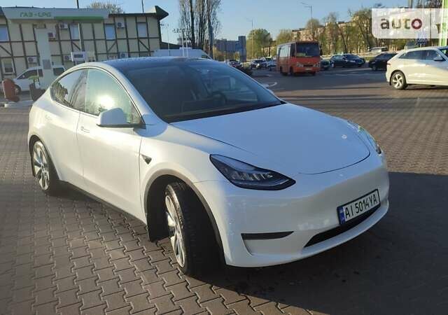 Білий Тесла Model Y, об'ємом двигуна 0 л та пробігом 20 тис. км за 39999 $, фото 1 на Automoto.ua