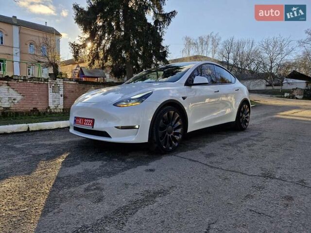 Білий Тесла Model Y, об'ємом двигуна 0 л та пробігом 97 тис. км за 24000 $, фото 1 на Automoto.ua