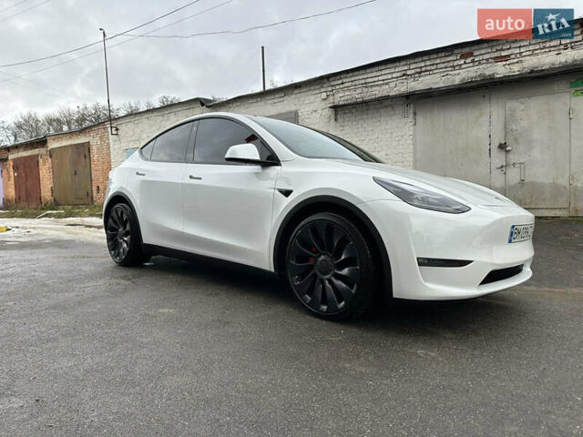 Белый Тесла Model Y, объемом двигателя 0 л и пробегом 40 тыс. км за 39900 $, фото 1 на Automoto.ua