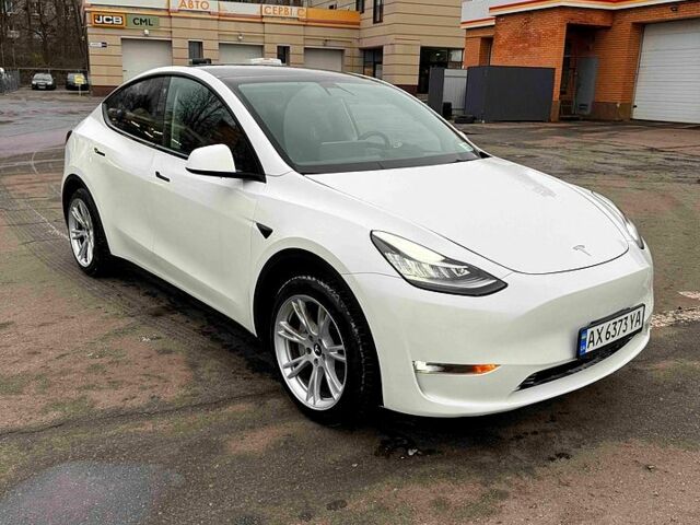 Білий Тесла Model Y, об'ємом двигуна 0 л та пробігом 110 тис. км за 26000 $, фото 1 на Automoto.ua