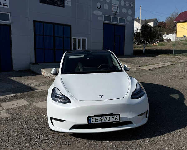 Білий Тесла Model Y, об'ємом двигуна 0 л та пробігом 23 тис. км за 28500 $, фото 1 на Automoto.ua