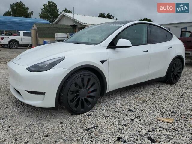 Білий Тесла Model Y, об'ємом двигуна 0 л та пробігом 12 тис. км за 13500 $, фото 1 на Automoto.ua