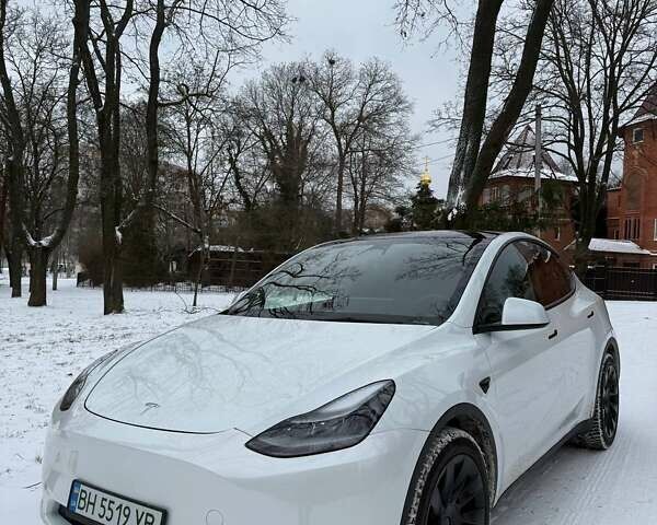 Білий Тесла Model Y, об'ємом двигуна 0 л та пробігом 67 тис. км за 28300 $, фото 1 на Automoto.ua