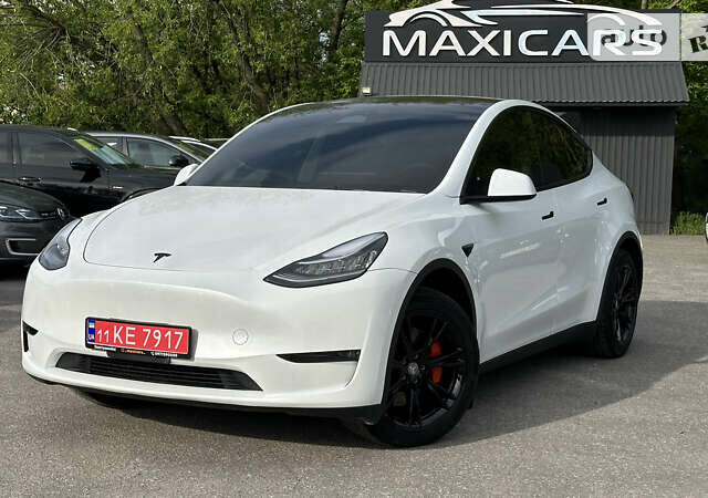 Белый Тесла Model Y, объемом двигателя 0 л и пробегом 22 тыс. км за 37900 $, фото 1 на Automoto.ua