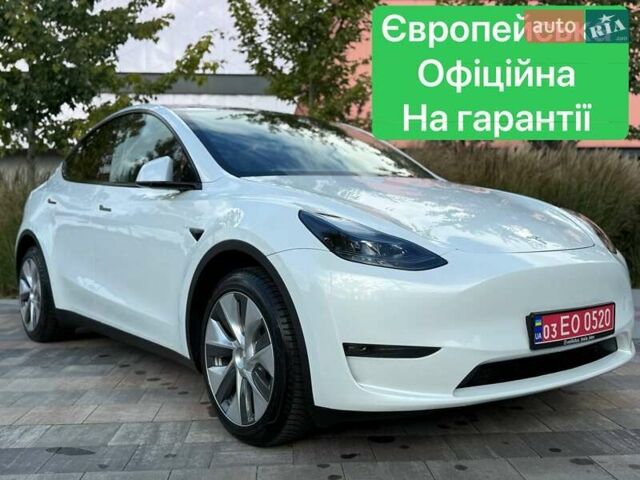 Белый Тесла Model Y, объемом двигателя 0 л и пробегом 35 тыс. км за 34500 $, фото 1 на Automoto.ua