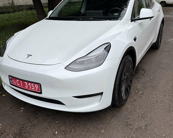 Білий Тесла Model Y, об'ємом двигуна 0 л та пробігом 27 тис. км за 27500 $, фото 1 на Automoto.ua