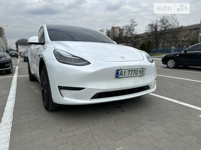 Білий Тесла Model Y, об'ємом двигуна 0 л та пробігом 13 тис. км за 42777 $, фото 1 на Automoto.ua