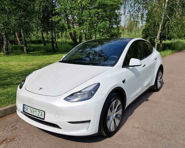 Белый Тесла Model Y, объемом двигателя 0 л и пробегом 3 тыс. км за 32000 $, фото 1 на Automoto.ua