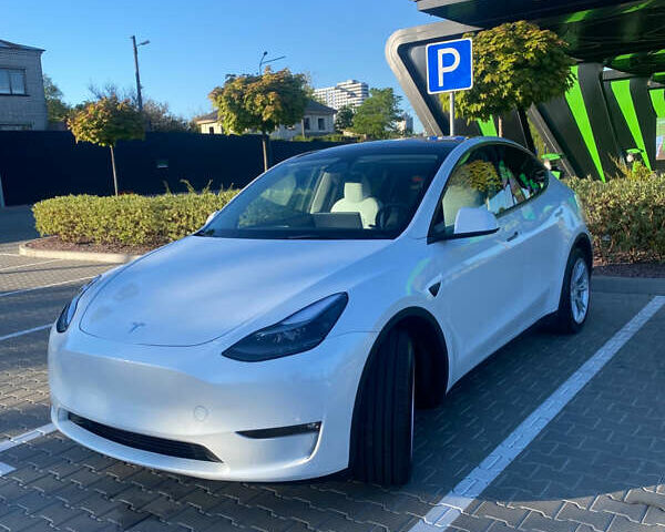 Белый Тесла Model Y, объемом двигателя 0 л и пробегом 10 тыс. км за 26490 $, фото 1 на Automoto.ua