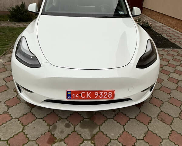 Білий Тесла Model Y, об'ємом двигуна 0 л та пробігом 73 тис. км за 25600 $, фото 1 на Automoto.ua