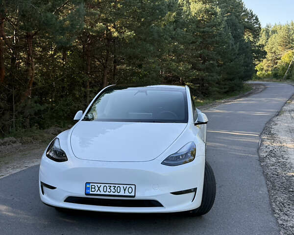 Білий Тесла Model Y, об'ємом двигуна 0 л та пробігом 30 тис. км за 32555 $, фото 1 на Automoto.ua