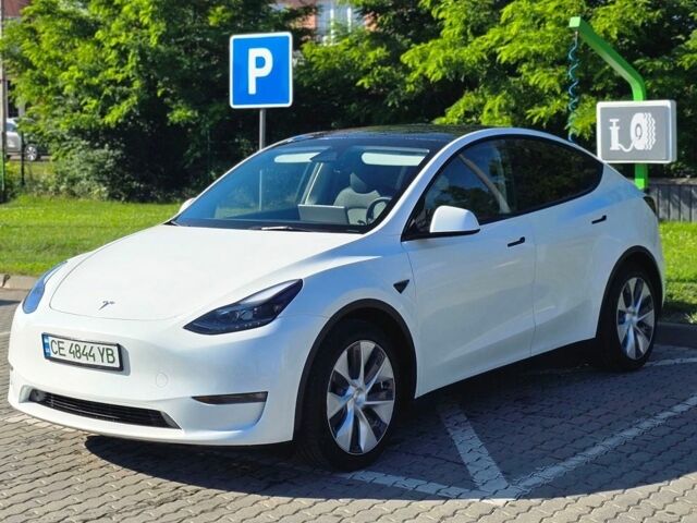 Білий Тесла Model Y, об'ємом двигуна 0 л та пробігом 58 тис. км за 27200 $, фото 1 на Automoto.ua