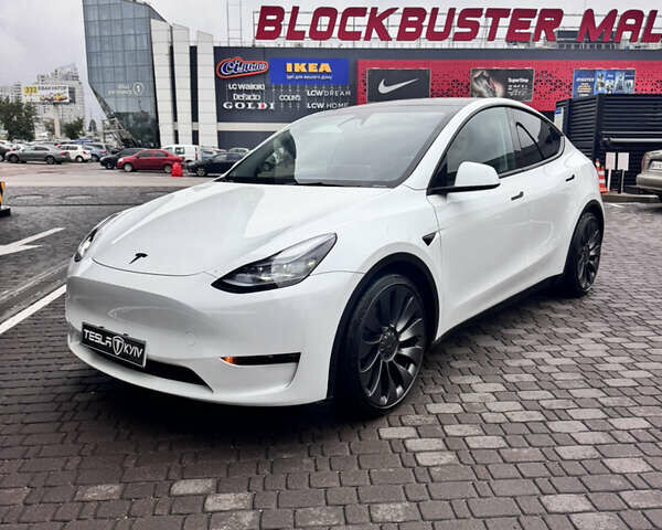 Білий Тесла Model Y, об'ємом двигуна 0 л та пробігом 7 тис. км за 35000 $, фото 1 на Automoto.ua
