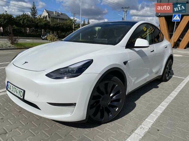 Білий Тесла Model Y, об'ємом двигуна 0 л та пробігом 11 тис. км за 34800 $, фото 1 на Automoto.ua