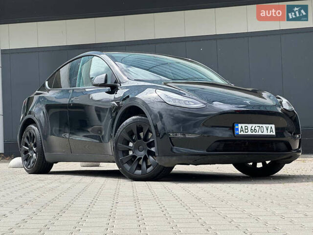 Черный Тесла Model Y, объемом двигателя 0 л и пробегом 49 тыс. км за 19900 $, фото 1 на Automoto.ua