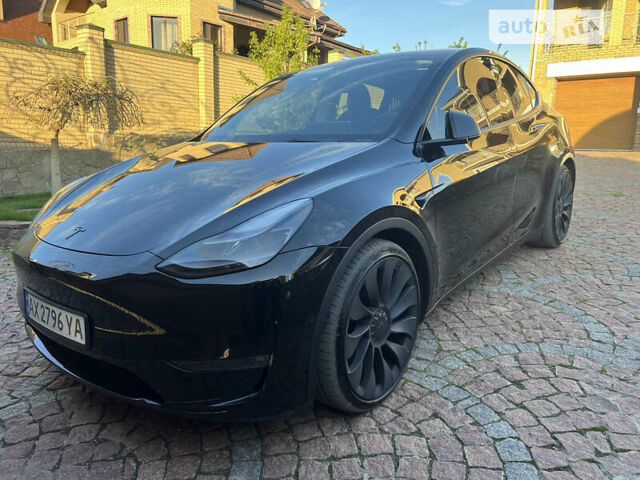 Черный Тесла Model Y, объемом двигателя 0 л и пробегом 26 тыс. км за 39000 $, фото 1 на Automoto.ua