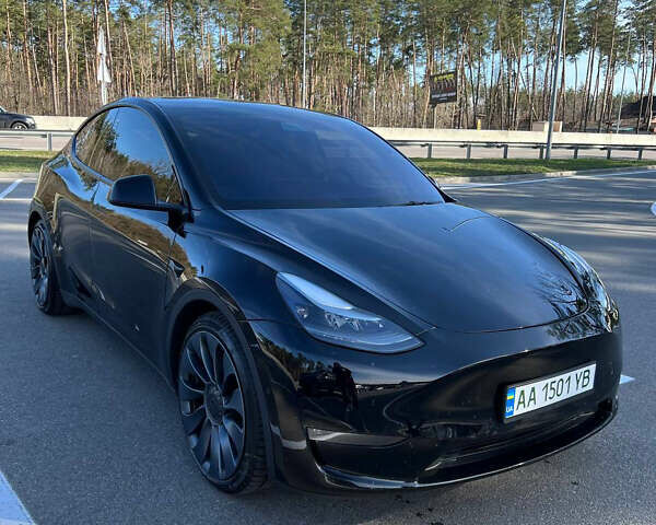 Чорний Тесла Model Y, об'ємом двигуна 0 л та пробігом 50 тис. км за 42000 $, фото 1 на Automoto.ua