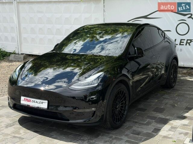 Черный Тесла Model Y, объемом двигателя 0 л и пробегом 78 тыс. км за 23900 $, фото 1 на Automoto.ua