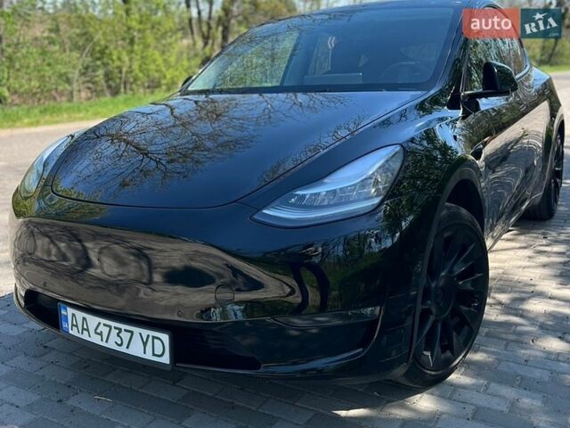 Черный Тесла Model Y, объемом двигателя 0 л и пробегом 101 тыс. км за 19500 $, фото 1 на Automoto.ua