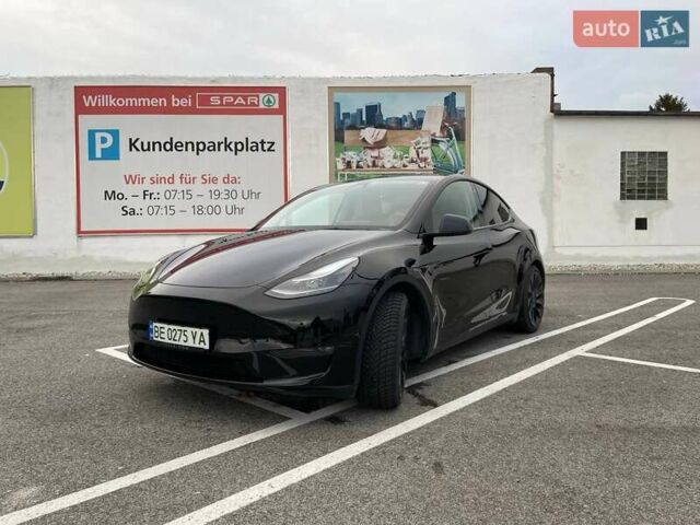 Черный Тесла Model Y, объемом двигателя 0 л и пробегом 28 тыс. км за 54192 $, фото 1 на Automoto.ua