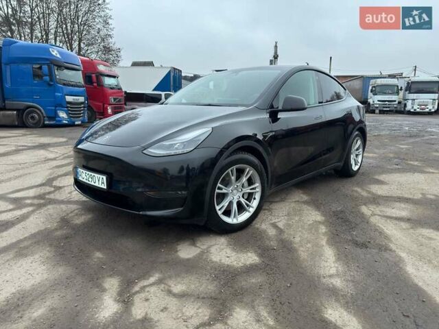Черный Тесла Model Y, объемом двигателя 0 л и пробегом 60 тыс. км за 24500 $, фото 1 на Automoto.ua