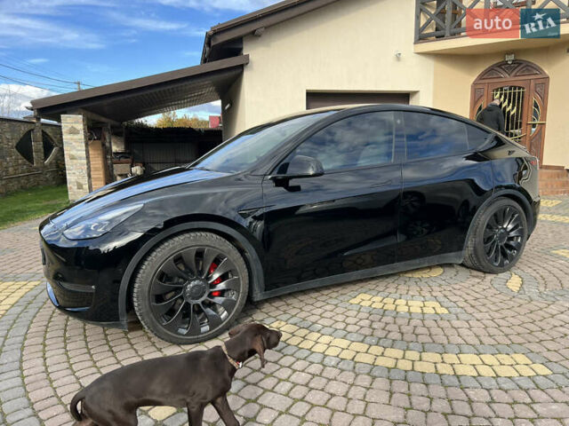 Тесла Model Y 2022 у Львові на Automoto.ua Чорний Тесла Model Y, об'ємом двигуна 0 л та пробігом 128 тис. км за 26300 $, фото 1 на Automoto.ua