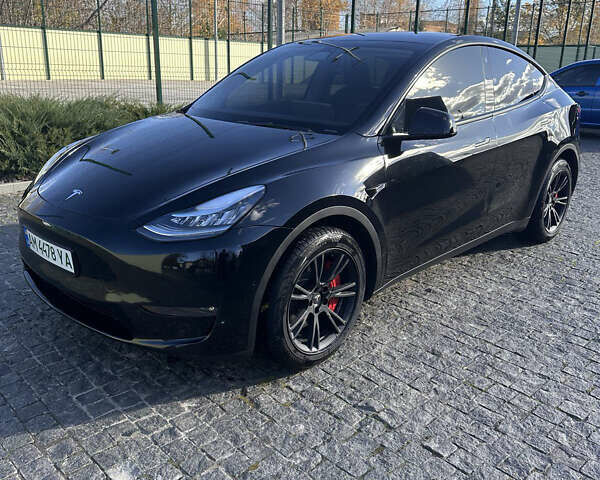 Чорний Тесла Model Y, об'ємом двигуна 0 л та пробігом 53 тис. км за 26500 $, фото 1 на Automoto.ua